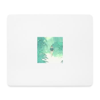 In the Jungle - Mousepad (Querformat) - Weiß - Vorne