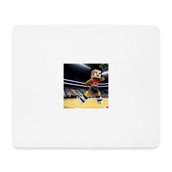 « His Airness » dans Pixel-Land! Chemise de basket-ball - Tapis de souris (format paysage) - blanc - Devant