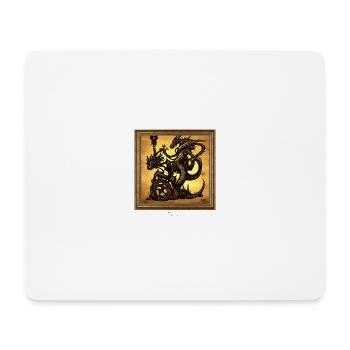 Des Teufels Bike - Mousepad (Querformat) - Weiß - Vorne