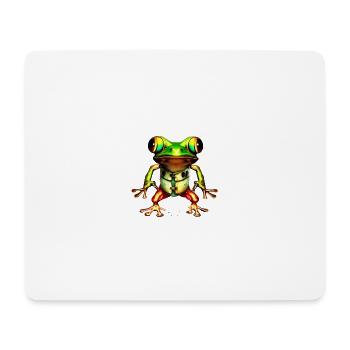 Froggy - Mousepad (Querformat) - Weiß - Vorne
