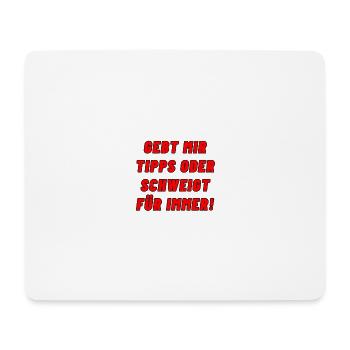 Junggesellenabschied - Mousepad (Querformat) - Weiß - Vorne