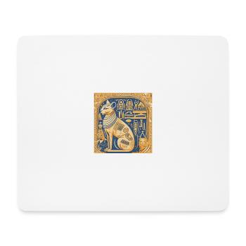 Egypy cat board - Mouse Pad (horizontal) - white - Front