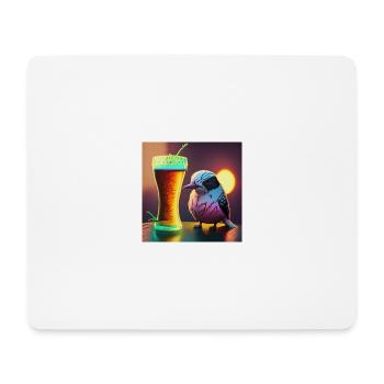 oiseau en colère - Tapis de souris (format paysage) - blanc - Devant