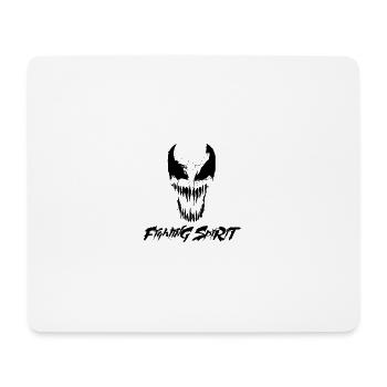 Fighting Spirit Kampfsport MMA - Mousepad (Querformat) - Weiß - Vorne
