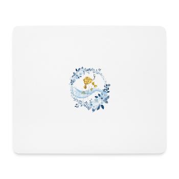 Rose - Mousepad (Querformat) - Weiß - Vorne