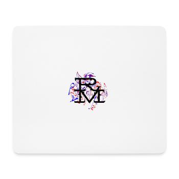 Rafael Merciadri V2 noir - Tapis de souris (format paysage) - blanc - Devant