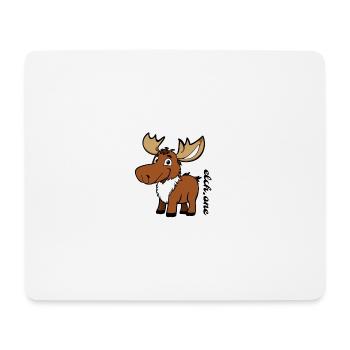 elch.one Comic - Mousepad (Querformat) - Weiß - Vorne