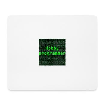 Hobby-Programmierer - Mousepad (Querformat) - Weiß - Vorne
