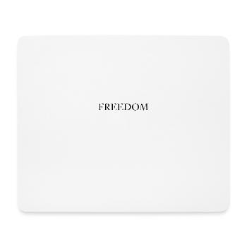 freedom shirt - Mouse Pad (horizontal) - white - Front