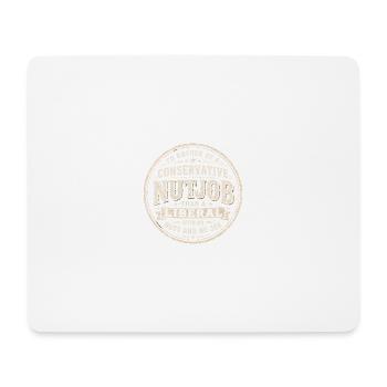 Konservativer vs. liberaler politischer Humor - Mousepad (Querformat) - Weiß - Vorne