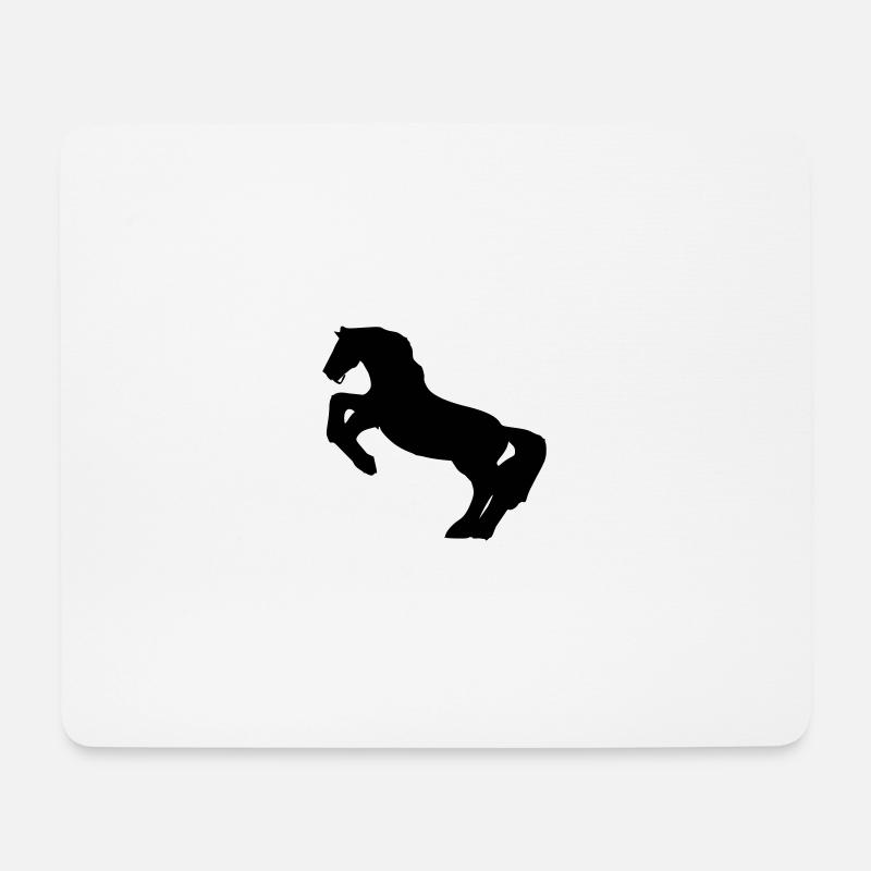 horse - Mouse Pad (horizontal) - white