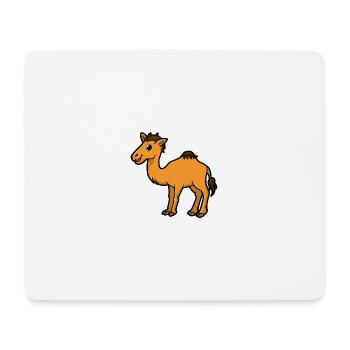chameau - Tapis de souris (format paysage) - blanc - Devant