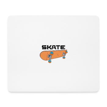 Skateboard Design for Skaters - Mouse Pad (horizontal) - white - Front