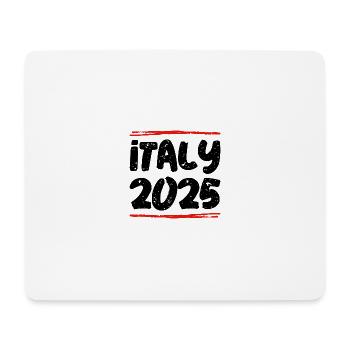 Italien 2025 Spruch - Mousepad (Querformat) - Weiß - Vorne