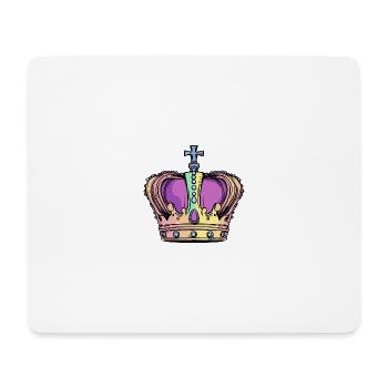 Krone - Mousepad (Querformat) - Weiß - Vorne
