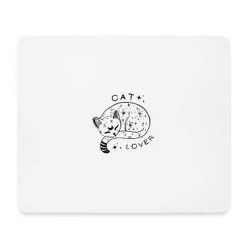 Heaven Cat Lover - Mousepad (Querformat) - Weiß - Vorne