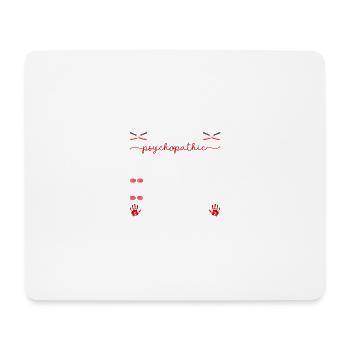 True Crime Serial Killers and Cocktails, Murderino - Mousepad (Querformat) - Weiß - Vorne