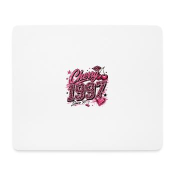 Cherry 1997 Leopard Glam - Mouse Pad (horizontal) - white - Front