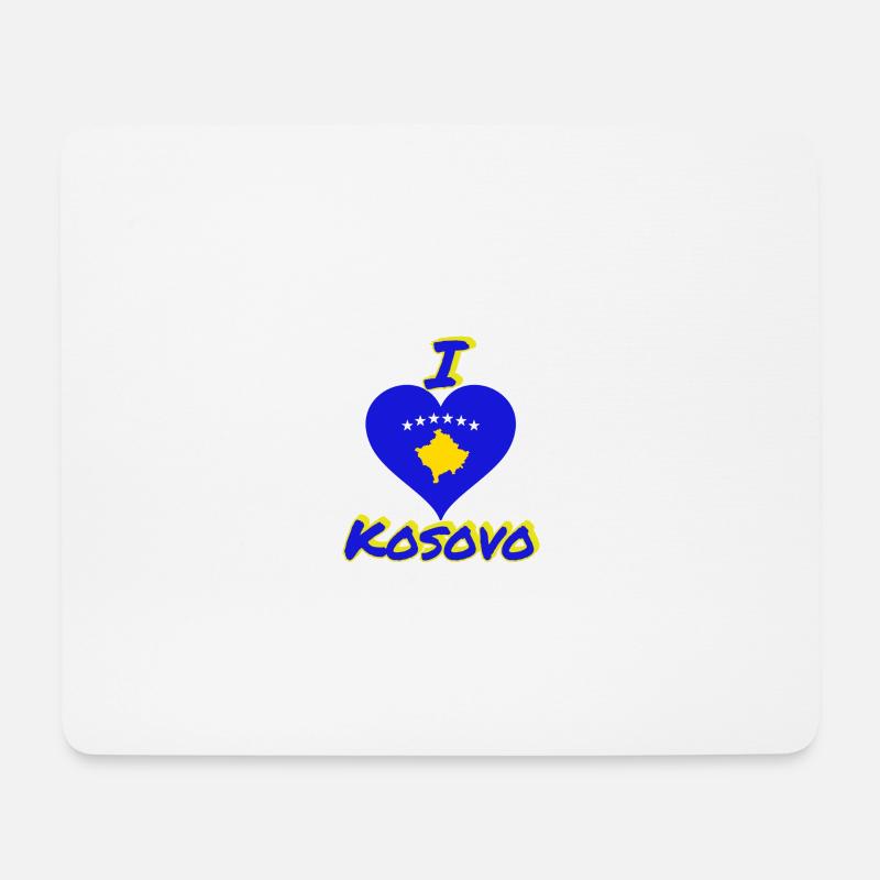 kosovo - Mouse Pad (horizontal) - white