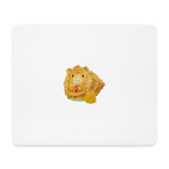 Cobayes - Tapis de souris (format paysage) - blanc - Devant