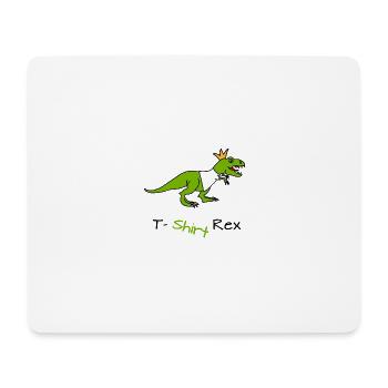T-Shirt Rex - Tapis de souris (format paysage) - blanc - Devant