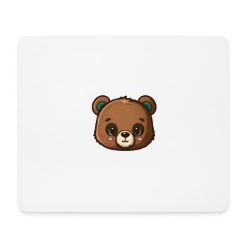 Cuddly Bear Sweet Bear - Mouse Pad (horizontal) - white - Front