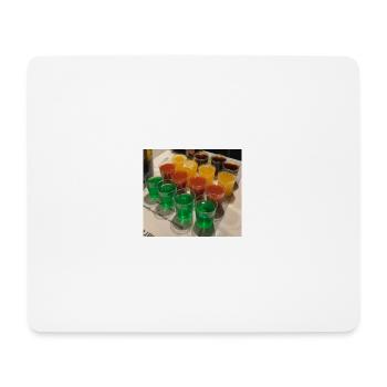 Alkohol Schnaps - Mousepad (Querformat) - Weiß - Vorne