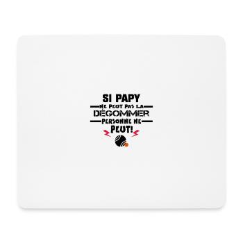 PERSONNE PEUT à PART PAPY à la pétanque - Tapis de souris (format paysage) - blanc - Devant