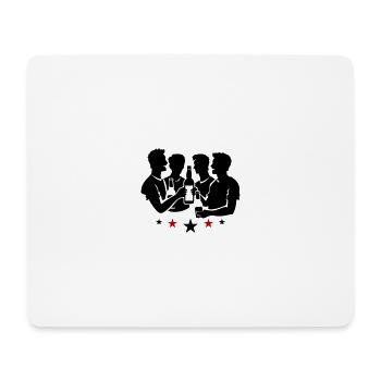 Team Party Gruppe Feiern Jga - Mousepad (Querformat) - Weiß - Vorne