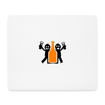 Enterrement de vie de garçon Stick Figure - Tapis de souris (format paysage) - blanc - Devant
