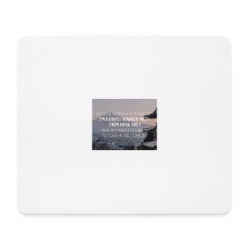 Lost in Japan - S. Mendes - Mouse Pad (horizontal) - white - Front