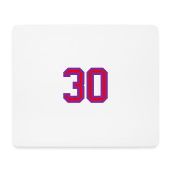 30. 30 YEARS. 30th ANNIVERSARY. 30 YEARS ANNIVERSARY. - Mouse Pad (horizontal) - white - Front