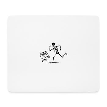 Skate or Die 2 – Skelett-Skater - Mousepad (Querformat) - Weiß - Vorne
