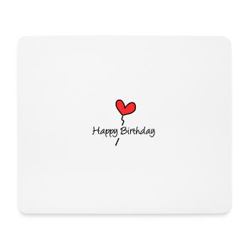 HAPPY BIRTHDAY. JOYEUX ANNIVERSAIRE. ANNIVERSAIRE. - Mousepad (Querformat) - Weiß - Vorne