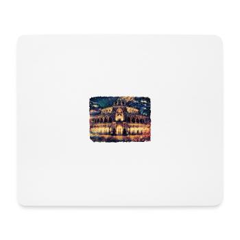 Dresden Deutschland Germany Semperoper - Mousepad (Querformat) - Weiß - Vorne