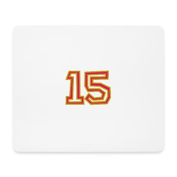 15. 15 YEARS. 15th ANNIVERSARY. 15 YEAR ANNIVERSARY. - Mouse Pad (horizontal) - white - Front