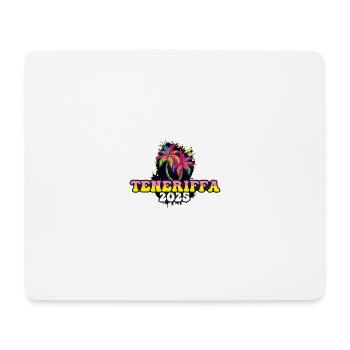 Tenerife 2025 Holiday Palm Trees - Mouse Pad (horizontal) - white - Front