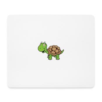 Turtle Solo - Mouse Pad (horizontal) - white - Front