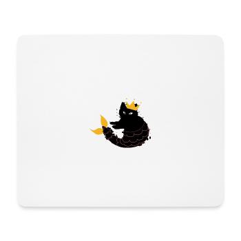 Meerjungfrau Katze Meerkatze Kitten Geschenk - Mousepad (Querformat) - Weiß - Vorne
