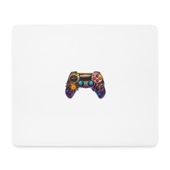 FusionX EvoGrip // Gaming Controller Art - Tapis de souris (format paysage) - blanc - Devant