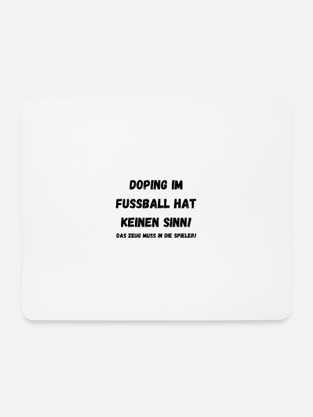 Doping Black - Mouse Pad (horizontal) - white