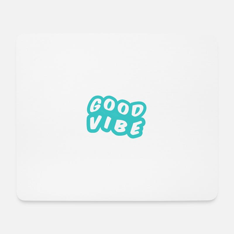 Good Turquoise Vibe - Mouse Pad (horizontal) - white