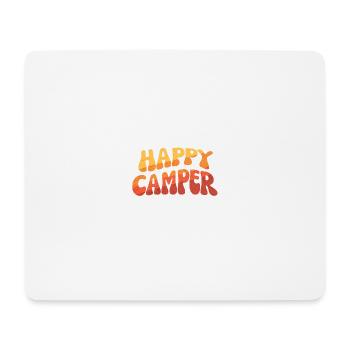 Texte dégradé de campeur heureux - Tapis de souris (format paysage) - blanc - Devant