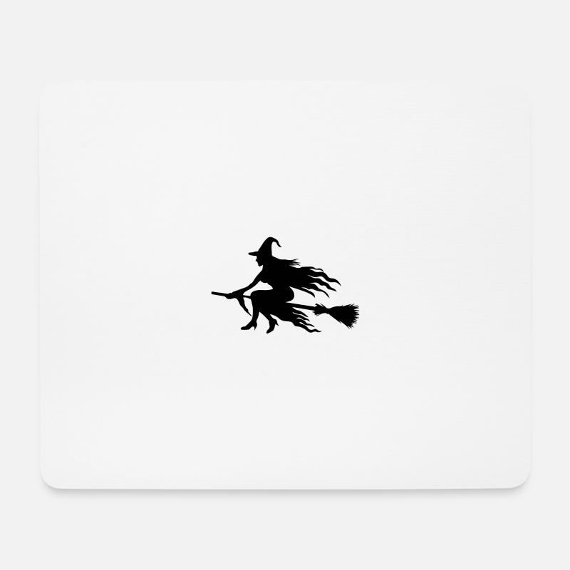 Halloween Hexe - Mousepad (Querformat) - Weiß