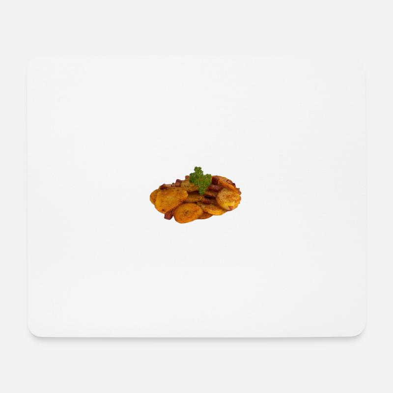 Knusprige Braties - Mousepad (Querformat) - Weiß