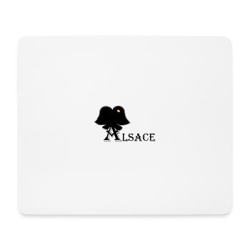 Elsässischer Kopfschmuck - Mousepad (Querformat) - Weiß - Vorne