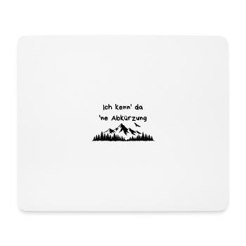 Abbreviation Mountains Hiking Sayings - Mouse Pad (horizontal) - white - Front