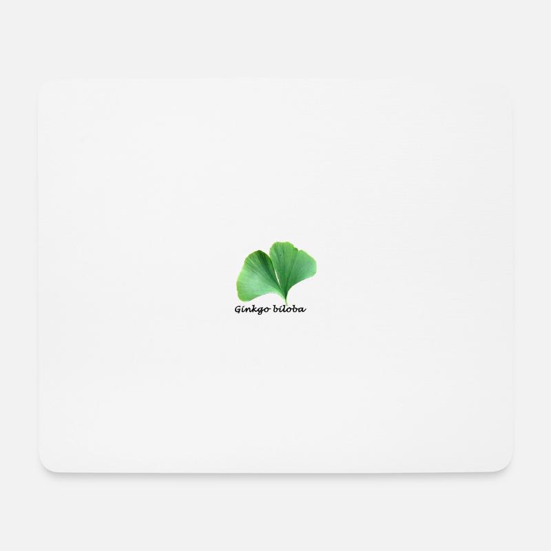 Ginkgo biloba - Mouse Pad (horizontal) - white
