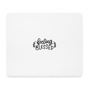 Feeling - Mousepad (Querformat) - Weiß - Vorne