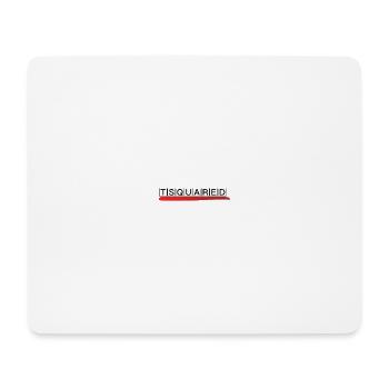 TSQUARÉ - Tapis de souris (format paysage) - blanc - Devant